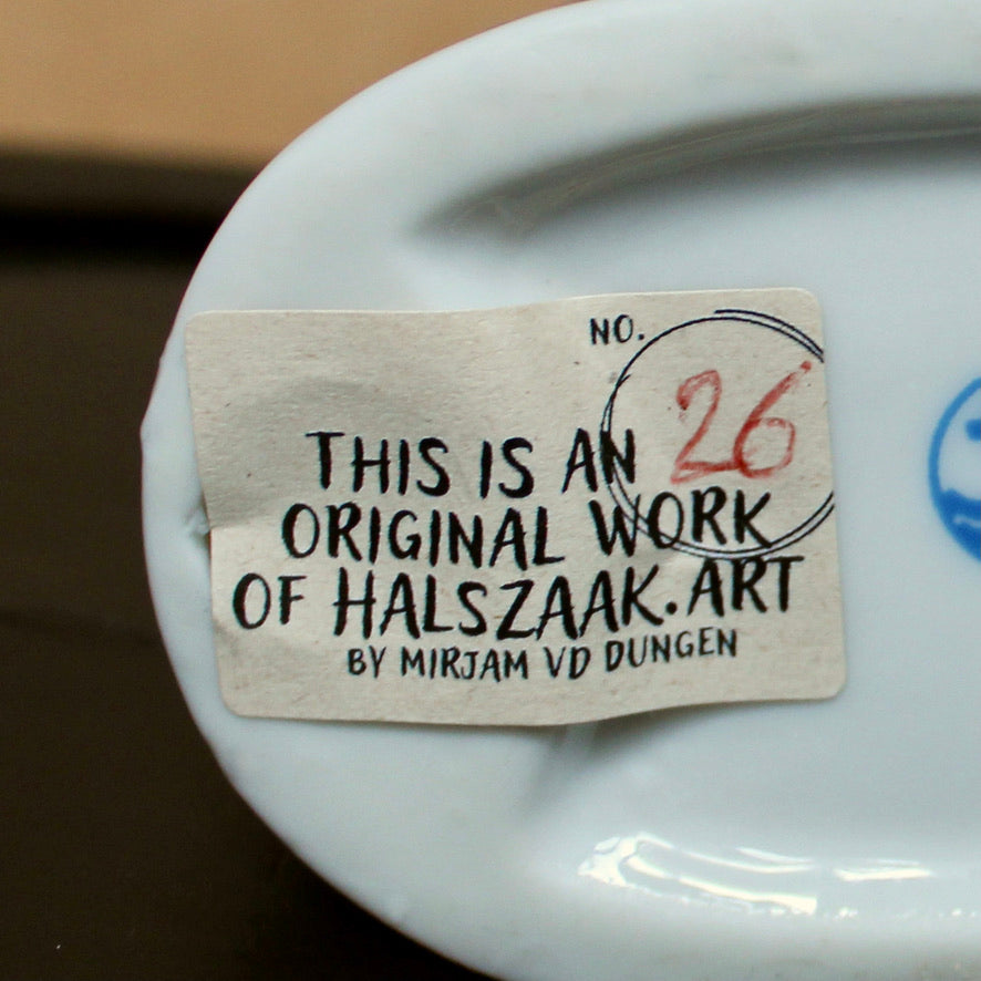 Werk 26. Vlammenwerper in oude stolp Ø20X37cm