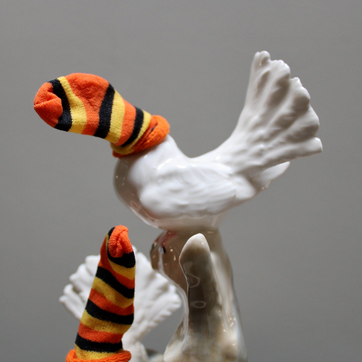 Werk 75. SOCKS in oude stolp Ø23X36cm