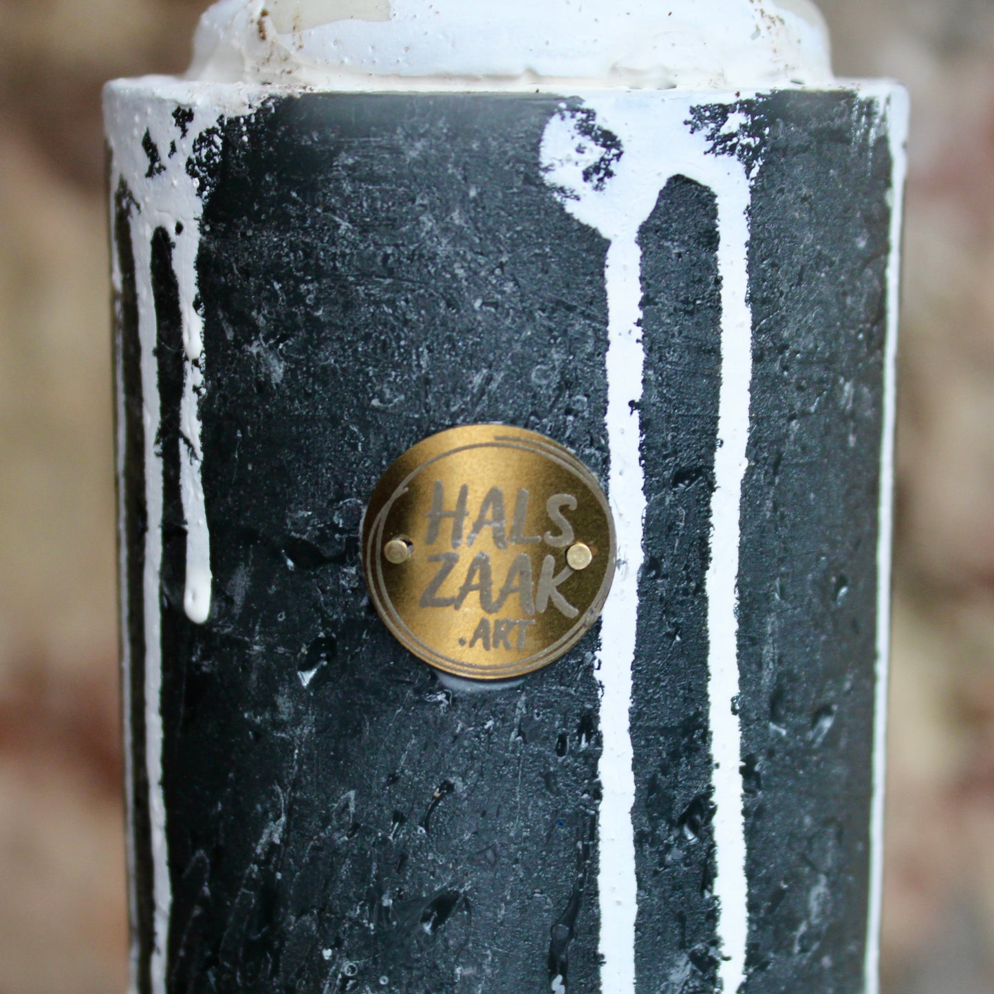 Werk 77. ROSSINI in oude stolp Ø23X46cm