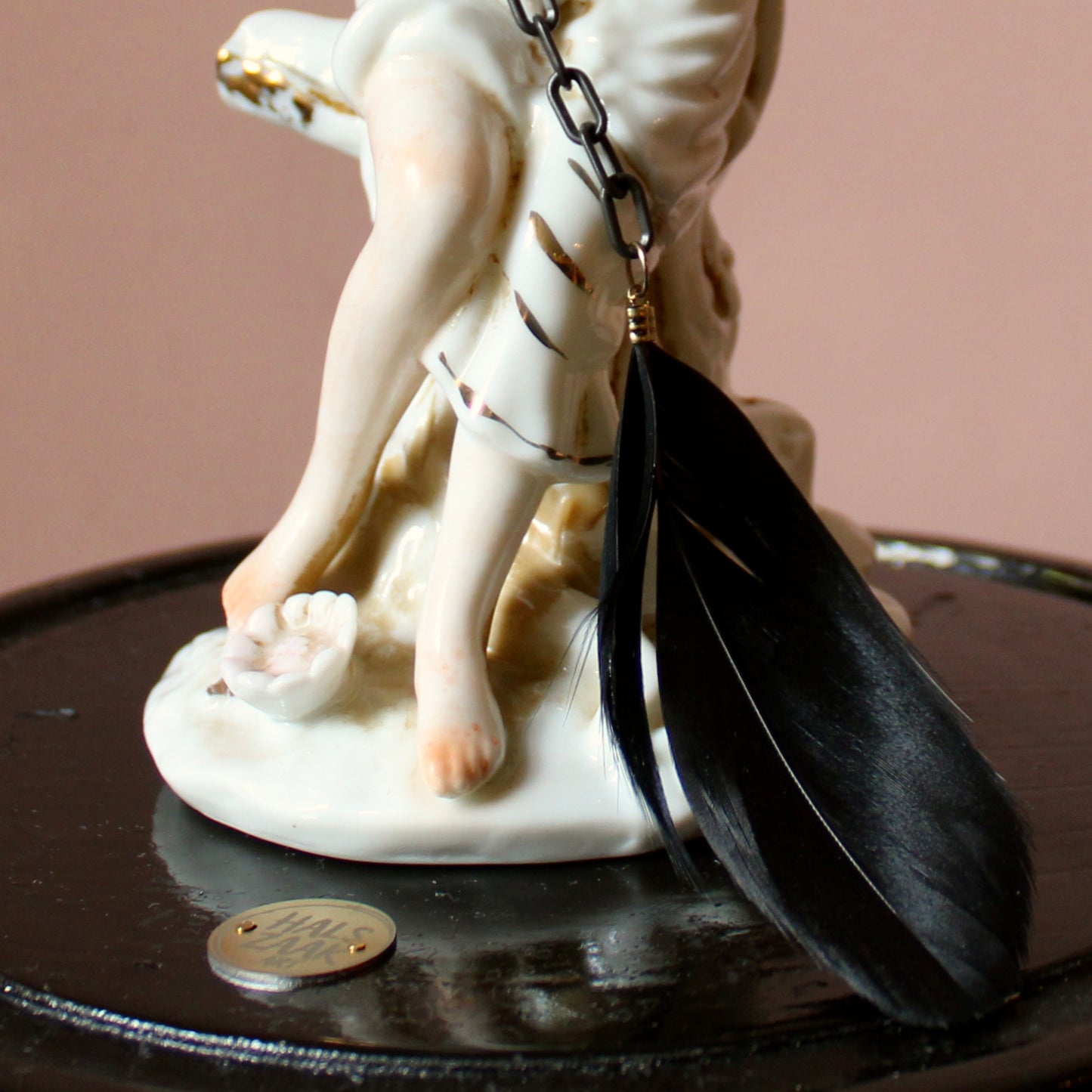 Werk 54. CHAIN in oude stolp Ø23X39cm