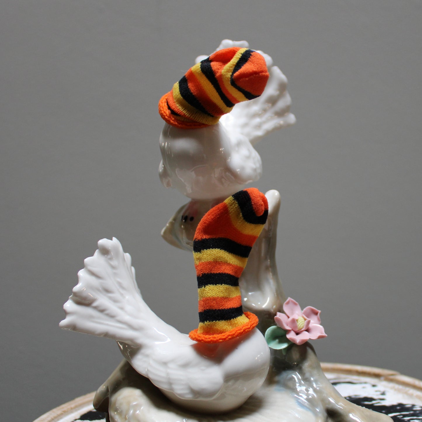 Werk 75. SOCKS in oude stolp Ø23X36cm