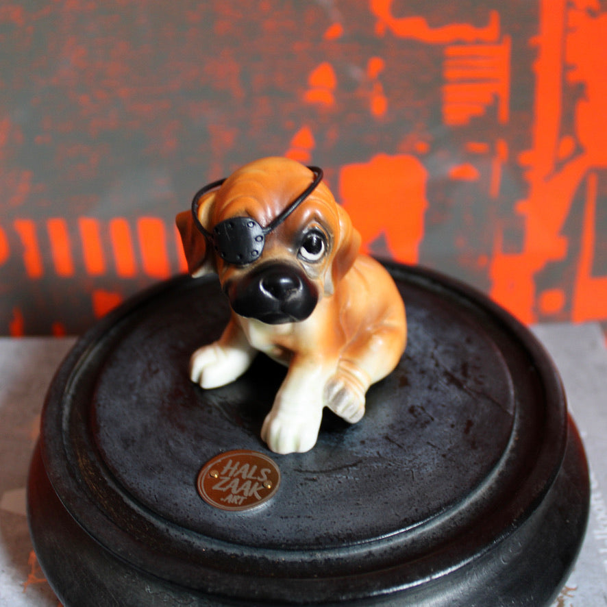 Werk 29. Pup in oude stolp Ø16X24cm