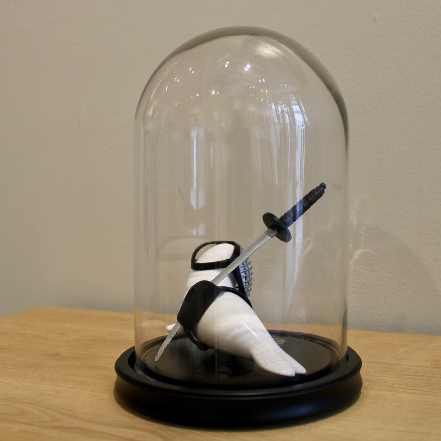 werk 61. FENCER SEAL in stolp Ø17X25cm