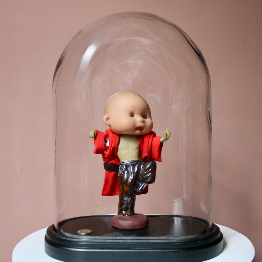 Werk 34. Yang in ovale stolp 26X15X34cm
