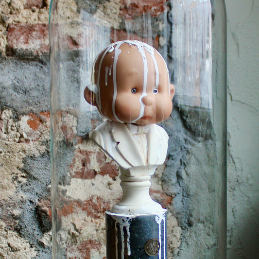 Werk 77. ROSSINI in oude stolp Ø23X46cm