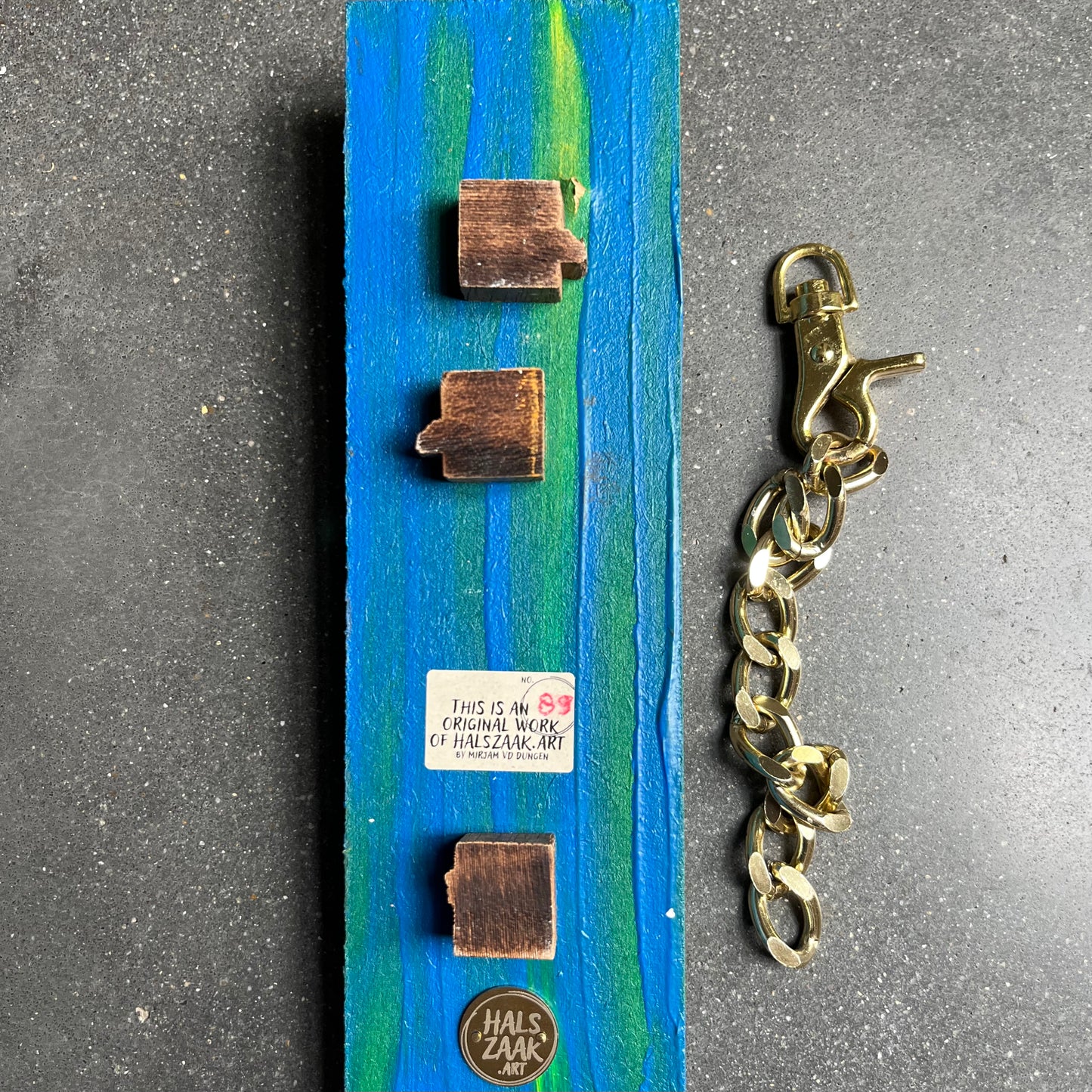 Werk 89. Paneel 25,5X7X5cm