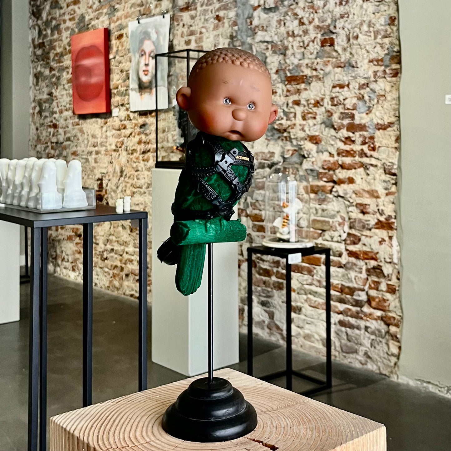 Werk 86. FRANCOIS in oude stolp Ø23X53cm